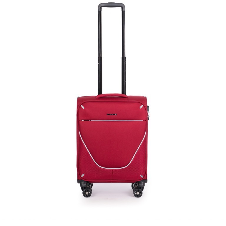 Koffer Strong S Redwine, Farbe: rot/weinrot, Marke: Stratic, EAN: 4001807905525, Abmessungen in cm: 40x55x20, Bild 2 von 11