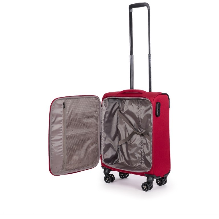 Koffer Strong S Redwine, Farbe: rot/weinrot, Marke: Stratic, EAN: 4001807905525, Abmessungen in cm: 40x55x20, Bild 8 von 11