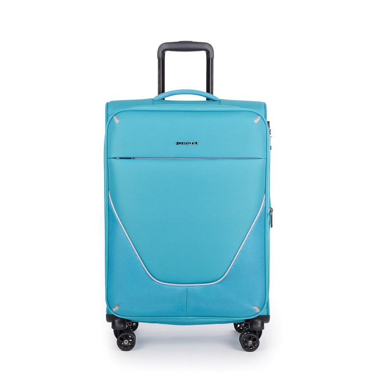 Koffer Strong M Petrol, Farbe: blau/petrol, Marke: Stratic, EAN: 4001807905570, Abmessungen in cm: 44x68x26, Bild 1 von 12