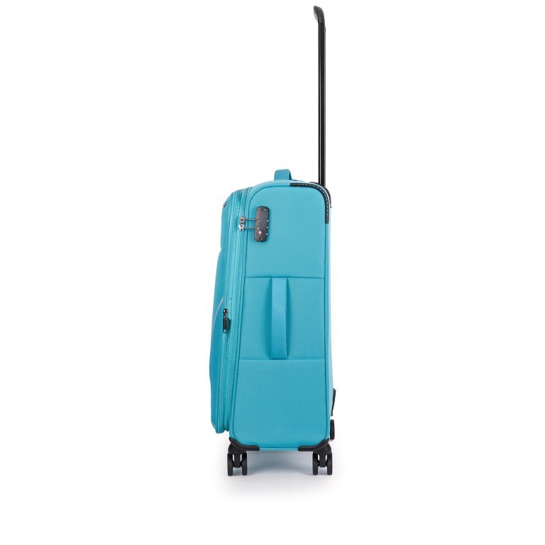 Koffer Strong M Petrol, Farbe: blau/petrol, Marke: Stratic, EAN: 4001807905570, Abmessungen in cm: 44x68x26, Bild 5 von 12