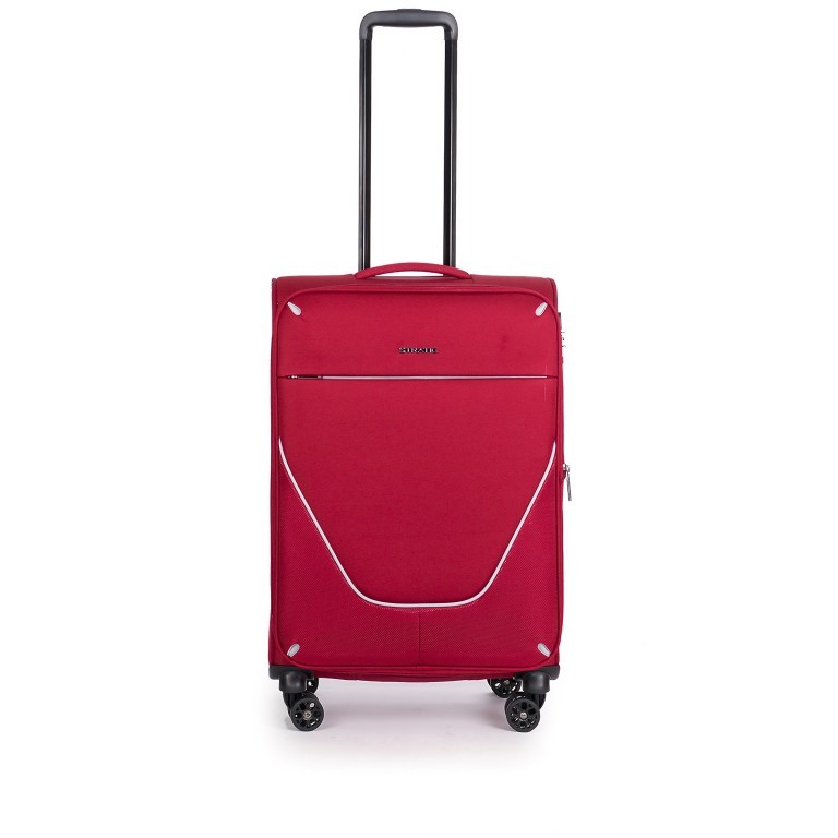 Koffer Strong M Redwine, Farbe: rot/weinrot, Marke: Stratic, EAN: 4001807905563, Abmessungen in cm: 44x68x26, Bild 2 von 12