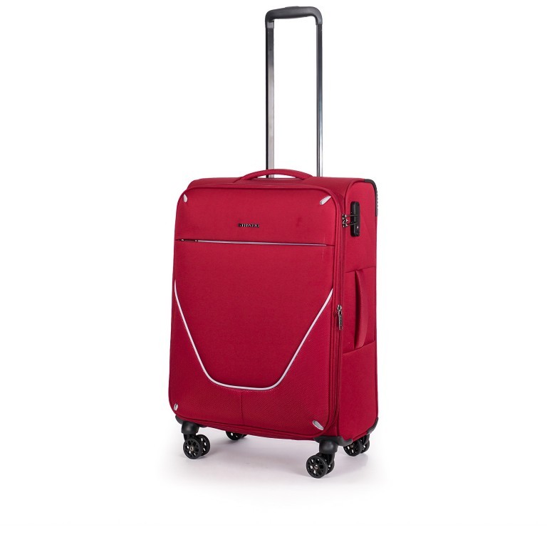 Koffer Strong M Redwine, Farbe: rot/weinrot, Marke: Stratic, EAN: 4001807905563, Abmessungen in cm: 44x68x26, Bild 3 von 12