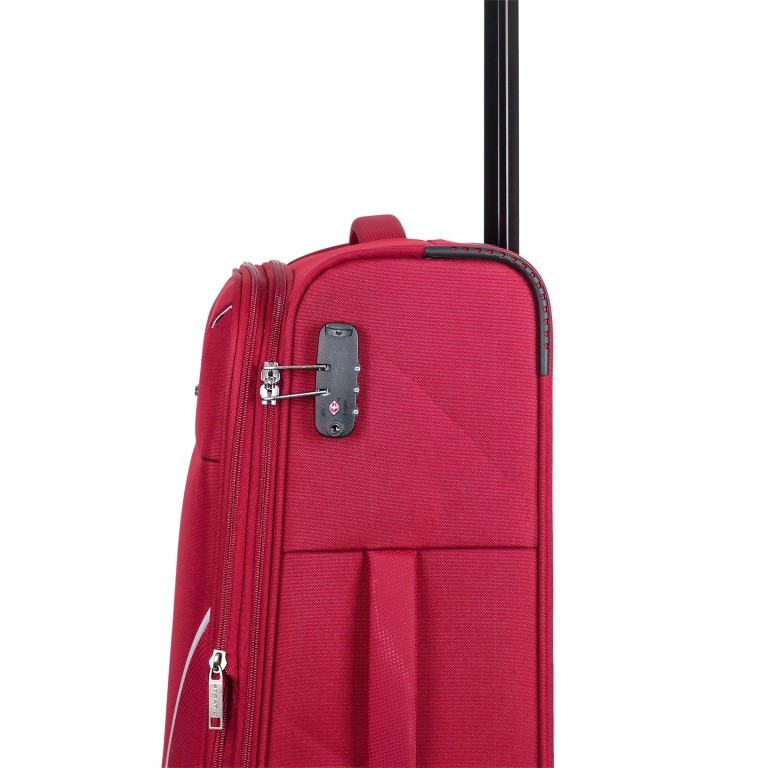 Koffer Strong M Redwine, Farbe: rot/weinrot, Marke: Stratic, EAN: 4001807905563, Abmessungen in cm: 44x68x26, Bild 10 von 12