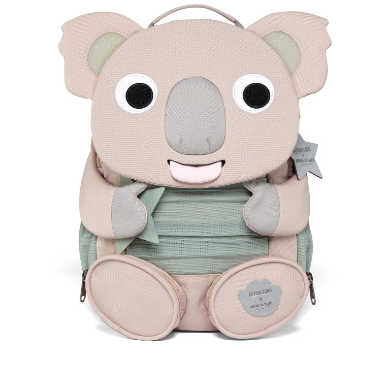 Rucksack Großer Freund Mini A Ture für Kinder Koala, Farbe: grau, Marke: Affenzahn, EAN: 4057081153473, Abmessungen in cm: 20x31x12, Bild 1 von 6