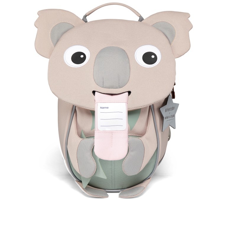 Rucksack Kleiner Freund Mini A Ture für Kinder Koala, Farbe: grau, Marke: Affenzahn, EAN: 4057081153510, Abmessungen in cm: 17x25x11, Bild 6 von 6
