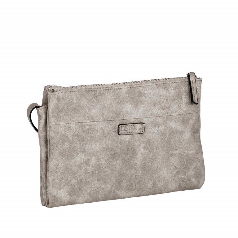 Umhängetasche Taupe, Farbe: taupe/khaki, Marke: Loubs, Abmessungen in cm: 27x19x5, Bild 2 von 3