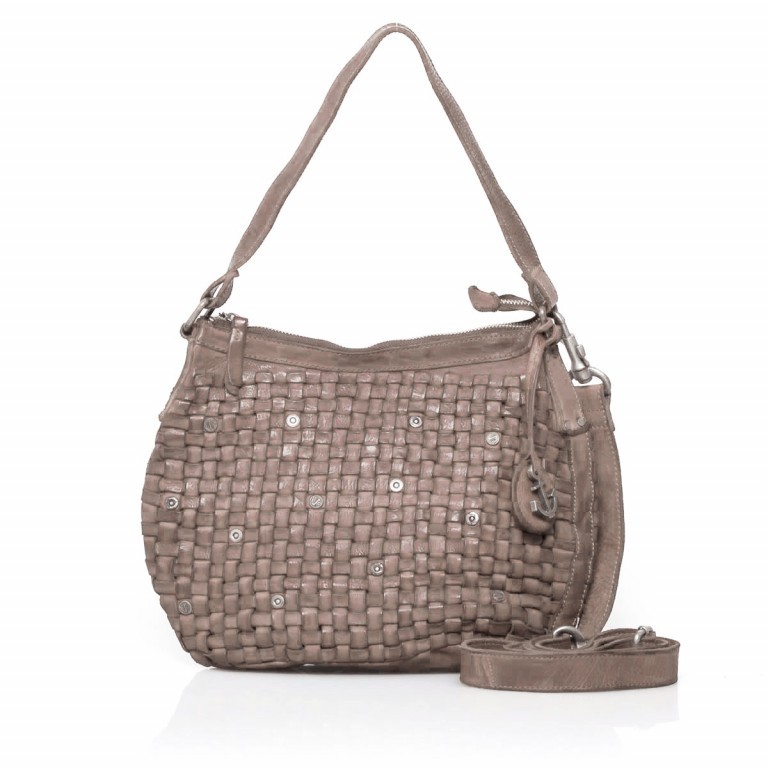 Beuteltasche Soft-Weaving Fenja B3.4832 Stone Grey, Farbe: grau, Marke: Harbour 2nd, Abmessungen in cm: 31x20x11, Bild 1 von 4