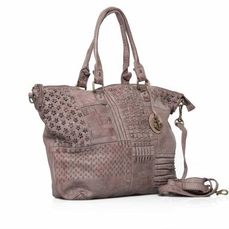 Shopper Poppy-Love Poppy L B3.5866 Stone Grey, Farbe: grau, Marke: Harbour 2nd, Abmessungen in cm: 43x32x12, Bild 2 von 4