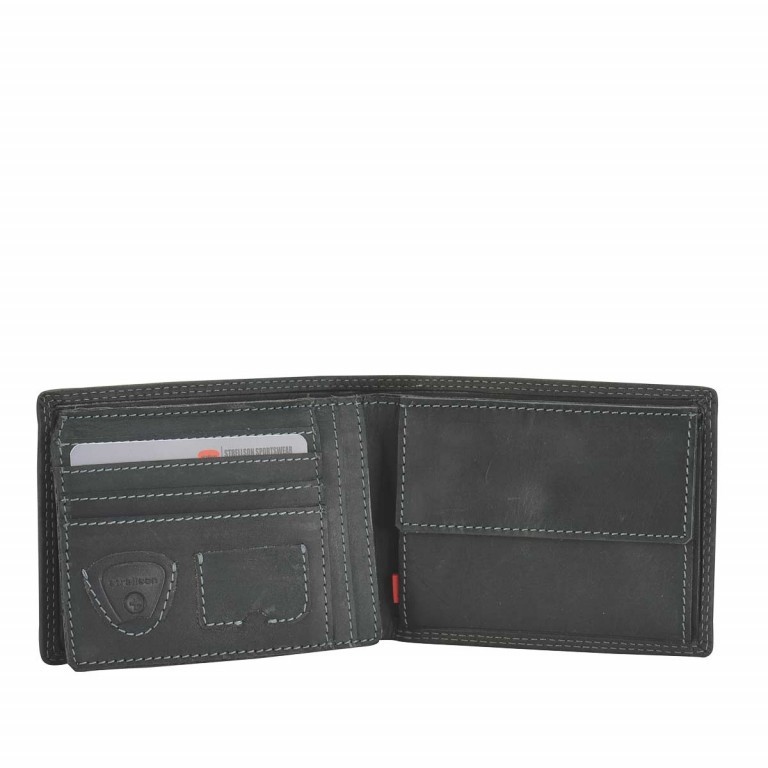 Geldbörse BakerStreet Billfold H7 Black, Farbe: schwarz, Marke: Strellson, EAN: 4006053044417, Abmessungen in cm: 12.5x9.5x2, Bild 2 von 2