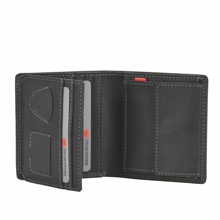 Geldbörse BakerStreet Billfold Q7 Black, Farbe: schwarz, Marke: Strellson, EAN: 4006053044509, Abmessungen in cm: 9x10x2, Bild 2 von 2