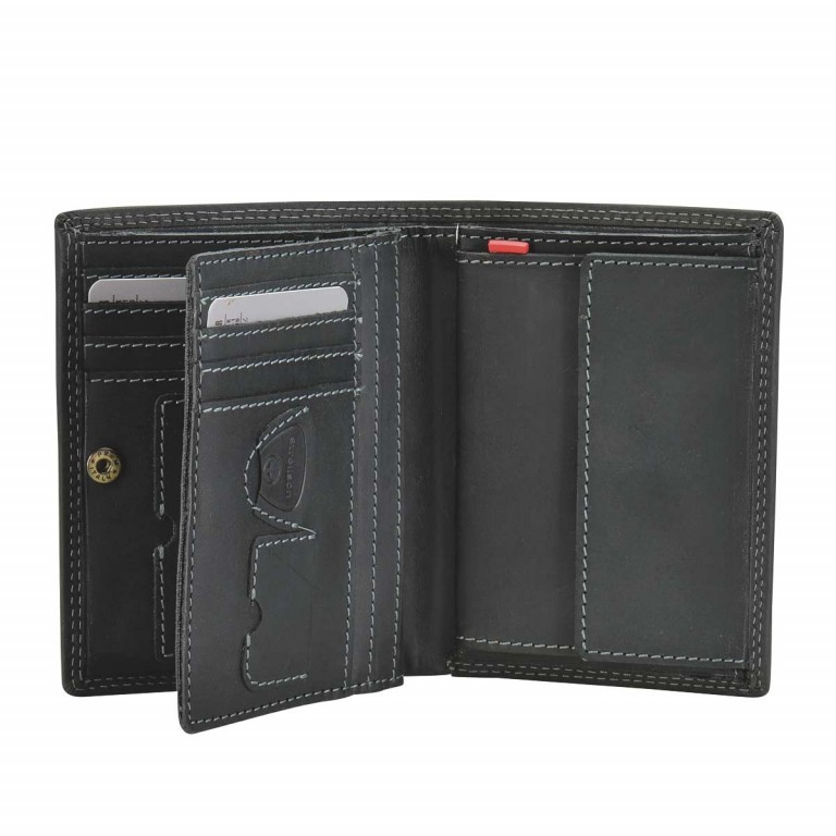 Geldbörse BakerStreet Billfold V8 Black, Farbe: schwarz, Marke: Strellson, EAN: 4006053044448, Abmessungen in cm: 10x13x3, Bild 2 von 2