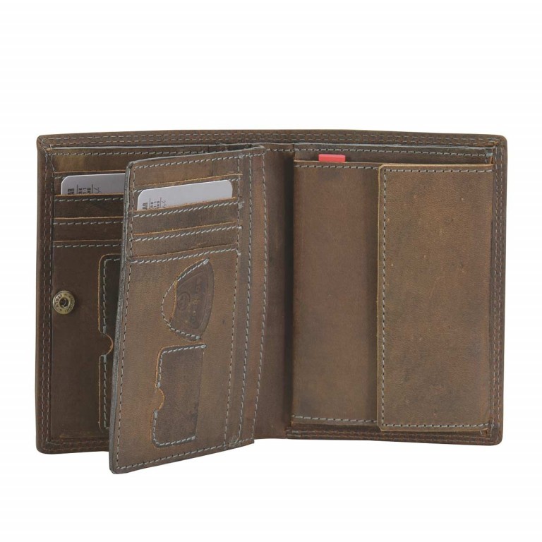 Geldbörse BakerStreet Billfold V8 Brown, Farbe: braun, Marke: Strellson, EAN: 4006053044455, Abmessungen in cm: 10x13x3, Bild 2 von 6