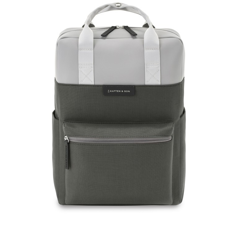 Rucksack Bergen Grey Black, Farbe: grau, Marke: Kapten & Son, EAN: 4251145242787, Abmessungen in cm: 28x39x11.5, Bild 1 von 7