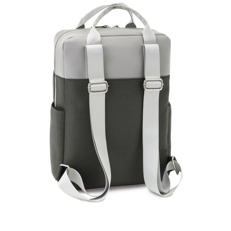 Rucksack Bergen Grey Black, Farbe: grau, Marke: Kapten & Son, EAN: 4251145242787, Abmessungen in cm: 28x39x11.5, Bild 4 von 7