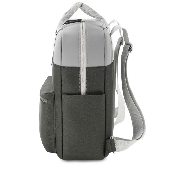 Rucksack Bergen Grey Black, Farbe: grau, Marke: Kapten & Son, EAN: 4251145242787, Abmessungen in cm: 28x39x11.5, Bild 3 von 7