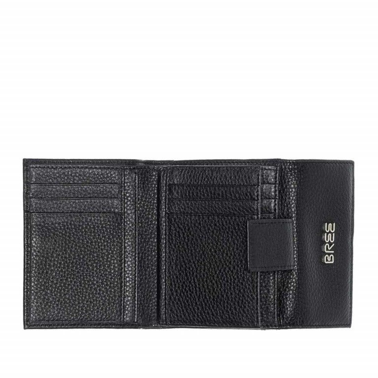 Geldbörse nola 104 402-104 Black, Farbe: schwarz, Marke: Bree, EAN: 4038671024267, Abmessungen in cm: 12x9x3, Bild 2 von 2