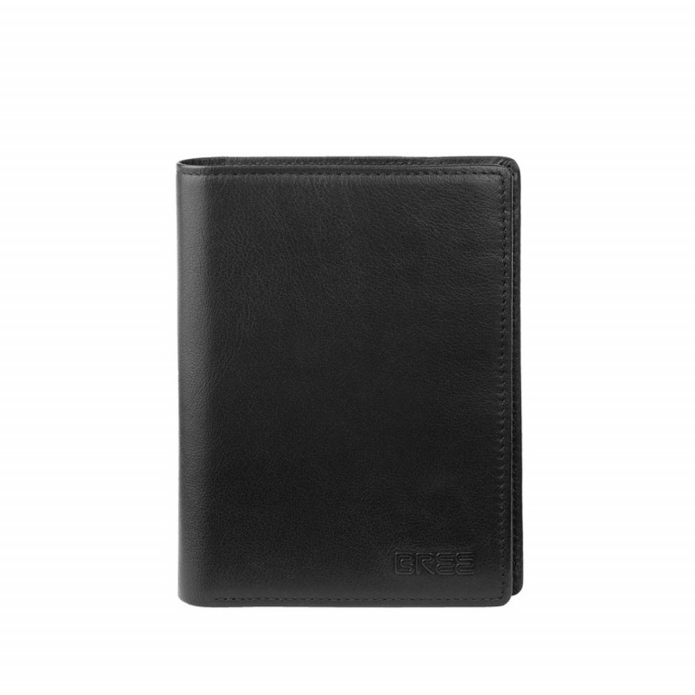 Ausweisetui pocket 108 Black, Farbe: schwarz, Marke: Bree, EAN: 4038671117969, Abmessungen in cm: 10x13x2, Bild 1 von 1