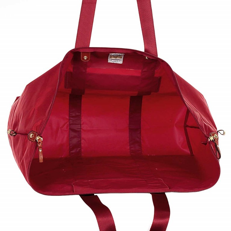 Reisetasche X-BAG & X-Travel 2 in 1 Red, Farbe: rot/weinrot, Marke: Brics, Abmessungen in cm: 55x32x20, Bild 5 von 7