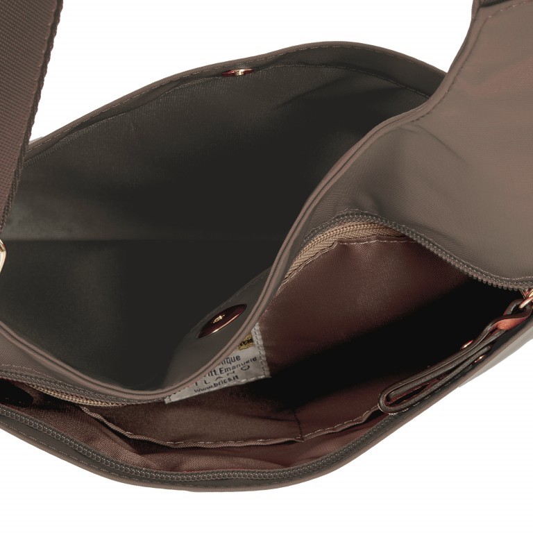 Umhängetasche X-BAG & X-Travel Dove Grey, Farbe: taupe/khaki, Marke: Brics, Abmessungen in cm: 28x25x4, Bild 4 von 5