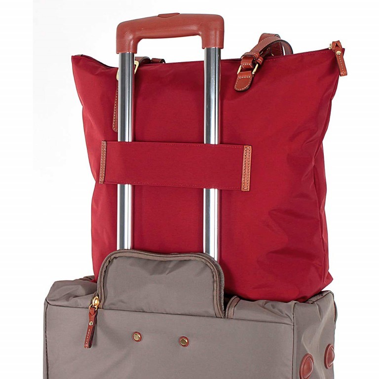 Shopper X-BAG & X-Travel 3 in 1 Red, Farbe: rot/weinrot, Marke: Brics, Abmessungen in cm: 35x34x15, Bild 5 von 5
