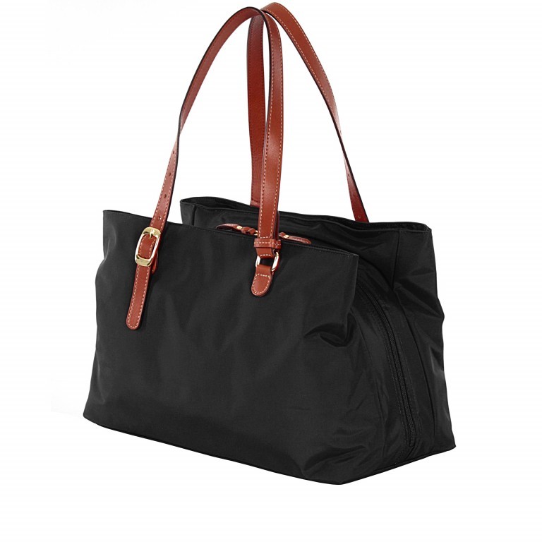 Shopper X-BAG & X-Travel Black, Farbe: schwarz, Marke: Brics, Abmessungen in cm: 40x26x21, Bild 3 von 4