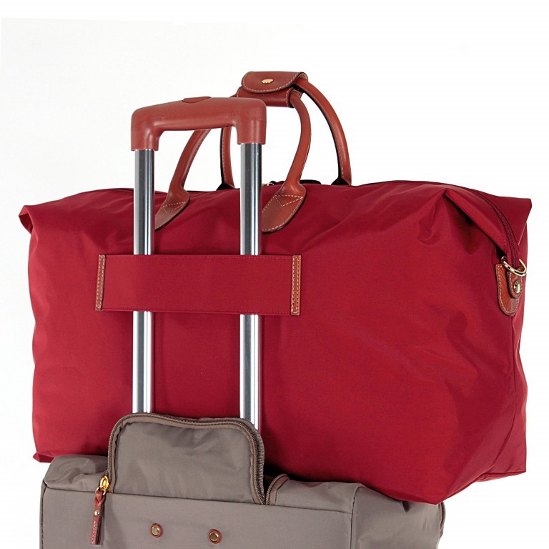 Reisetasche X-BAG & X-Travel 2 in 1 Red, Farbe: rot/weinrot, Marke: Brics, Abmessungen in cm: 55x32x20, Bild 8 von 10