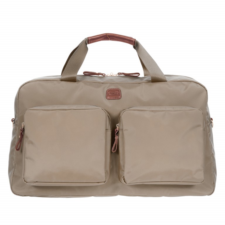 Reisetasche X-BAG & X-Travel Dove Gray, Farbe: taupe/khaki, Marke: Brics, EAN: 8016623887845, Abmessungen in cm: 46x24x22, Bild 1 von 12