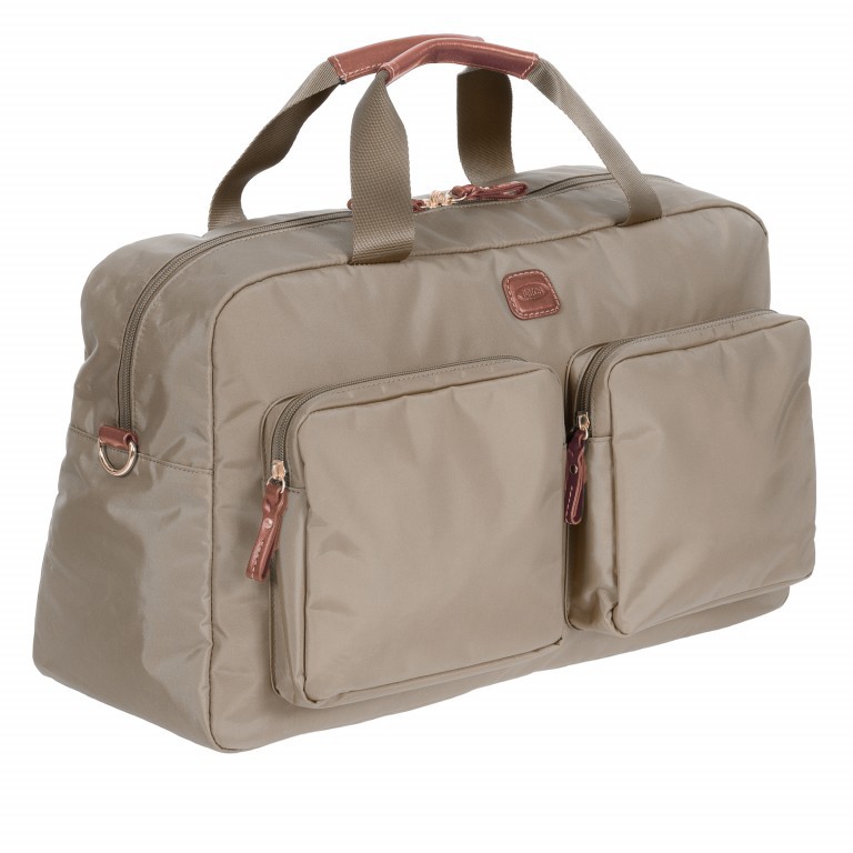 Reisetasche X-BAG & X-Travel Dove Gray, Farbe: taupe/khaki, Marke: Brics, EAN: 8016623887845, Abmessungen in cm: 46x24x22, Bild 2 von 12