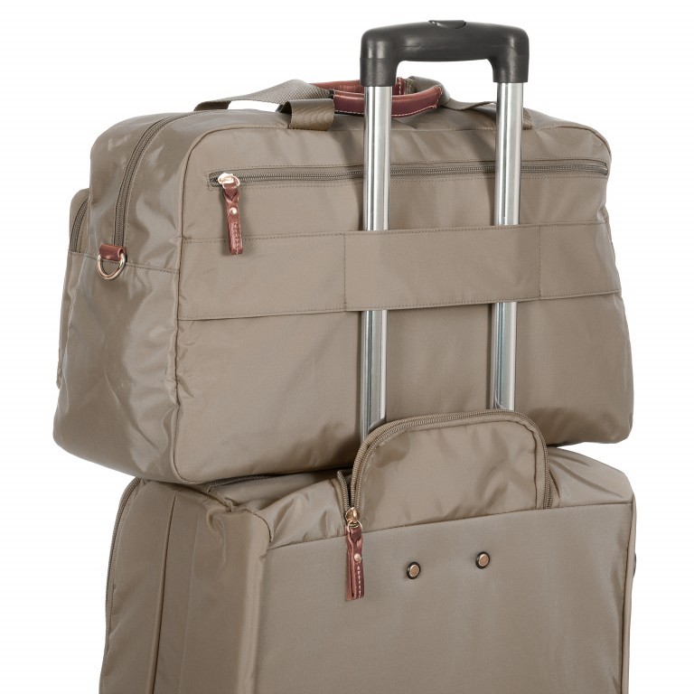 Reisetasche X-BAG & X-Travel Dove Gray, Farbe: taupe/khaki, Marke: Brics, EAN: 8016623887845, Abmessungen in cm: 46x24x22, Bild 4 von 12