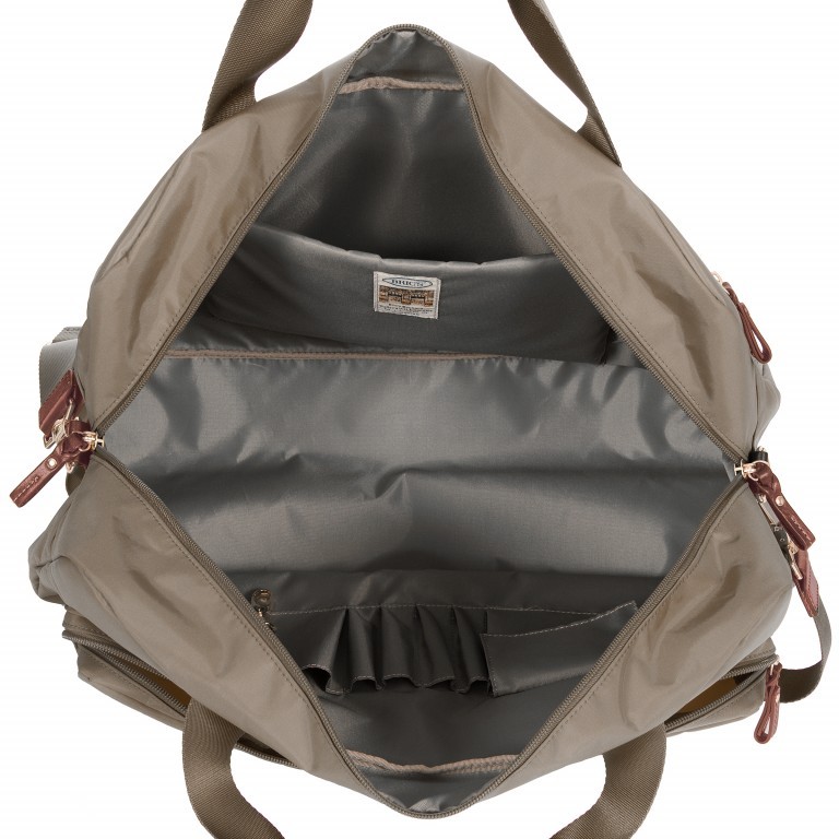 Reisetasche X-BAG & X-Travel Dove Gray, Farbe: taupe/khaki, Marke: Brics, EAN: 8016623887845, Abmessungen in cm: 46x24x22, Bild 3 von 12