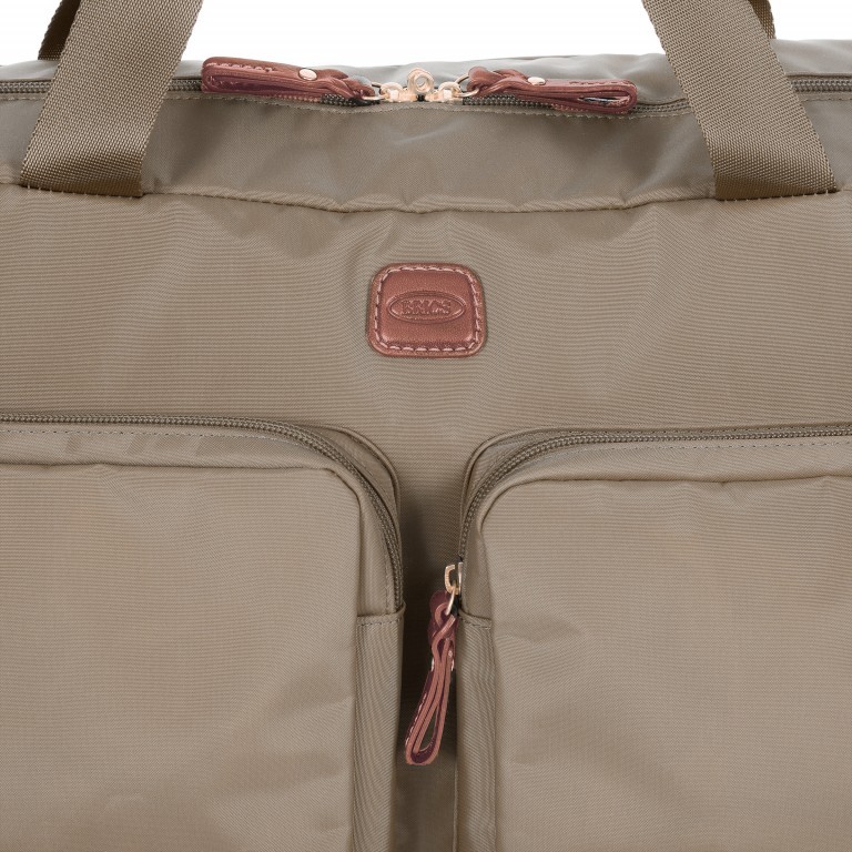 Reisetasche X-BAG & X-Travel Dove Gray, Farbe: taupe/khaki, Marke: Brics, EAN: 8016623887845, Abmessungen in cm: 46x24x22, Bild 5 von 12