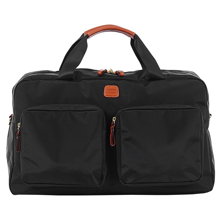 Reisetasche X-BAG & X-Travel Black, Farbe: schwarz, Marke: Brics, EAN: 8016623887838, Abmessungen in cm: 46x24x22, Bild 1 von 8