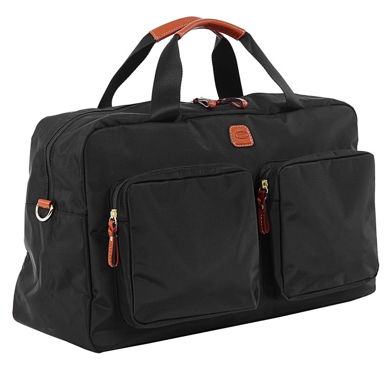 Reisetasche X-BAG & X-Travel Black, Farbe: schwarz, Marke: Brics, EAN: 8016623887838, Abmessungen in cm: 46x24x22, Bild 2 von 8