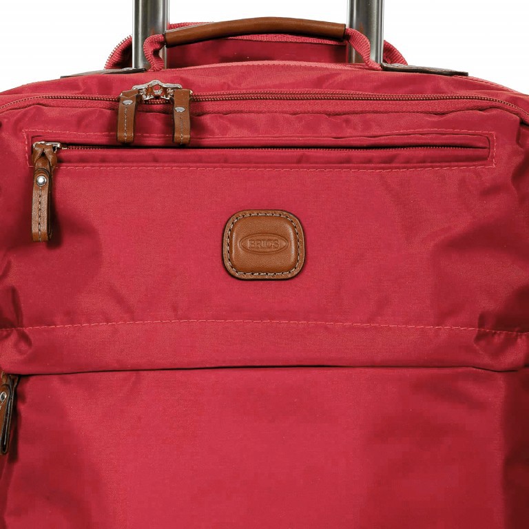 Koffer X-BAG & X-Travel 55 cm Red, Farbe: rot/weinrot, Marke: Brics, Abmessungen in cm: 36x55x23, Bild 6 von 6