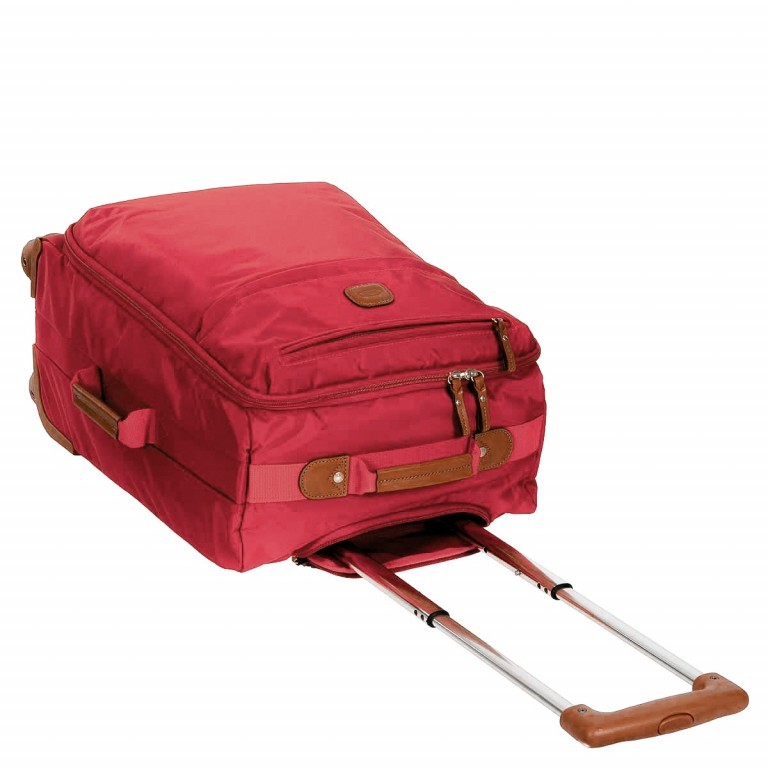 Koffer X-BAG & X-Travel 55 cm Red, Farbe: rot/weinrot, Marke: Brics, Abmessungen in cm: 36x55x23, Bild 5 von 6