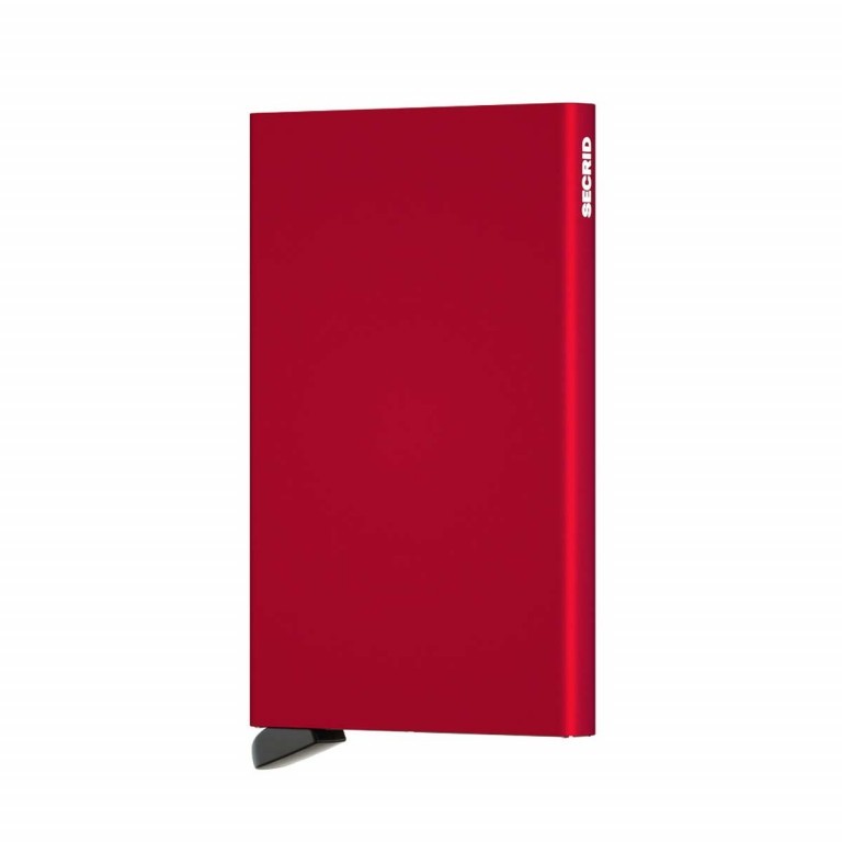 Kartenetui Cardprotector Red, Farbe: rot/weinrot, Marke: Secrid, EAN: 8718215280057, Abmessungen in cm: 6.3x10.2x0.8, Bild 2 von 3