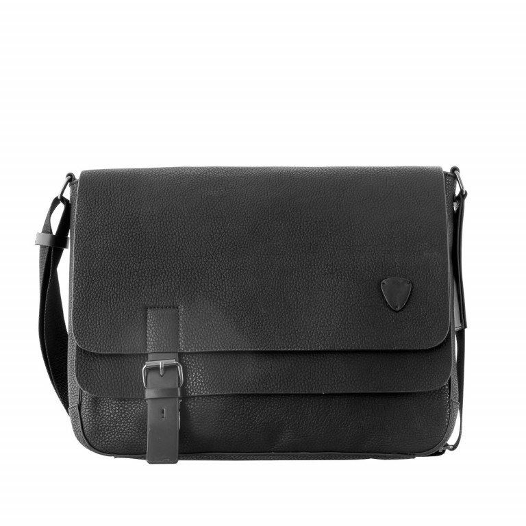 Kuriertasche Calvin Messenger Black, Farbe: schwarz, Marke: Strellson, EAN: 4053533239238, Abmessungen in cm: 39x30x9, Bild 1 von 1