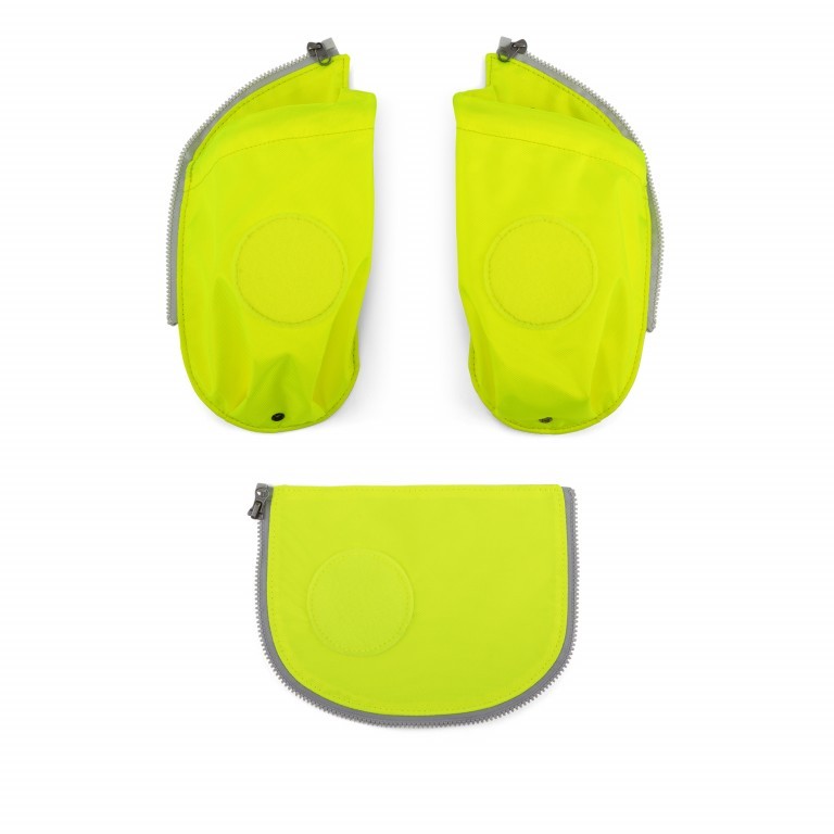 Sicherheitsset Cubo Seitentaschen Zip-Set Gelb, Farbe: gelb, Marke: Ergobag, EAN: 4057081032044, Bild 1 von 3