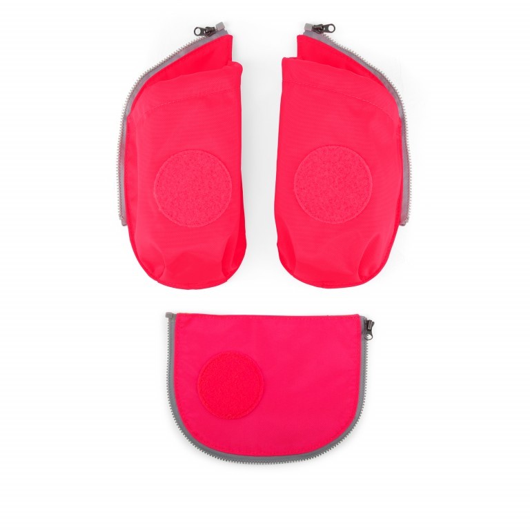 Sicherheitsset Cubo Seitentaschen Zip-Set Pink, Farbe: rosa/pink, Marke: Ergobag, EAN: 4057081032068, Bild 1 von 3
