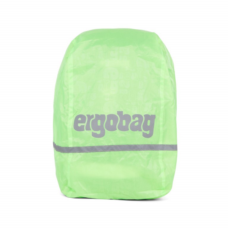 Regencape Shiny Grün, Farbe: grün/oliv, Marke: Ergobag, EAN: 4057081200368, Abmessungen in cm: 24x31x5, Bild 1 von 3