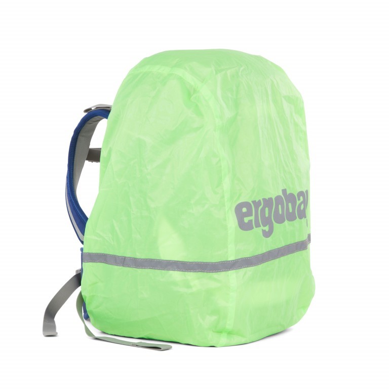 Regencape Shiny Grün, Farbe: grün/oliv, Marke: Ergobag, EAN: 4057081200368, Abmessungen in cm: 24x31x5, Bild 2 von 3