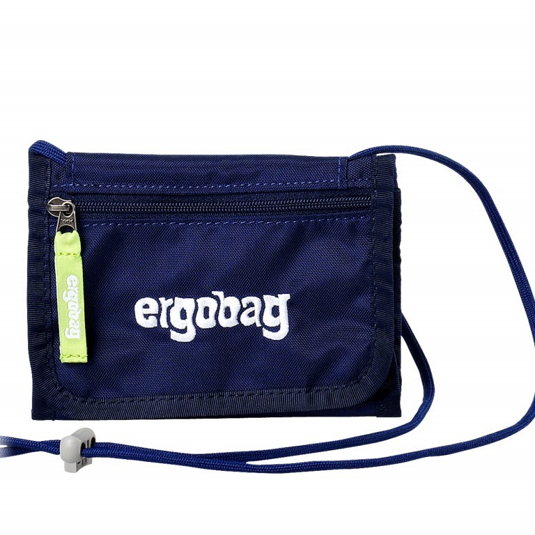 Brustbeutel SchlauBär, Farbe: blau/petrol, Marke: Ergobag, EAN: 4057081121663, Abmessungen in cm: 14x10x1, Bild 1 von 3