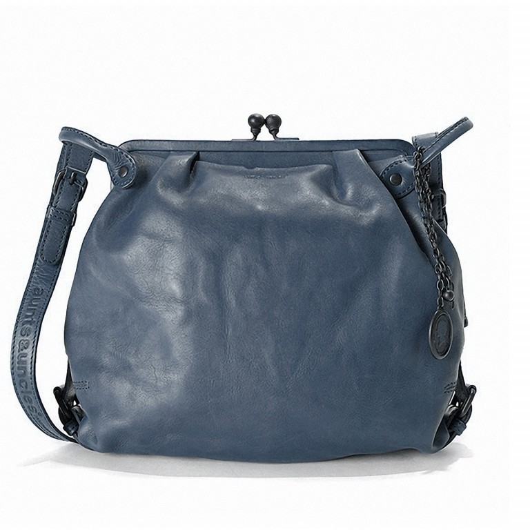 Umhängetasche Grandma's Luxury Club Mrs. Flapjack Denim, Farbe: blau/petrol, Marke: Aunts & Uncles, Abmessungen in cm: 29x26x8, Bild 1 von 1