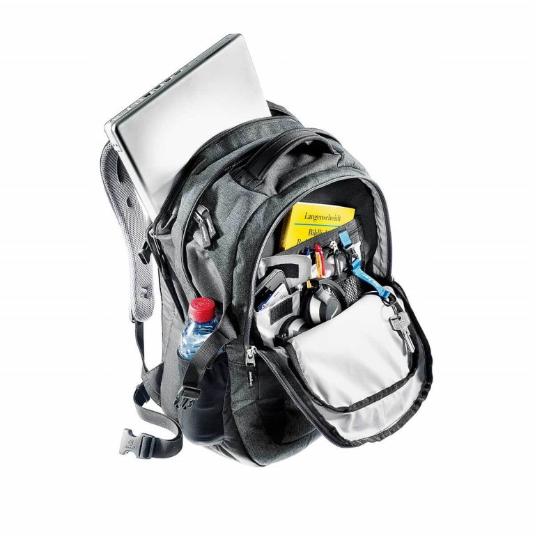 Rucksack Gigant mit Laptopfach 17 Zoll Volumen 32 Liter Black, Farbe: schwarz, Marke: Deuter, EAN: 4046051047911, Abmessungen in cm: 35x47x27, Bild 2 von 2