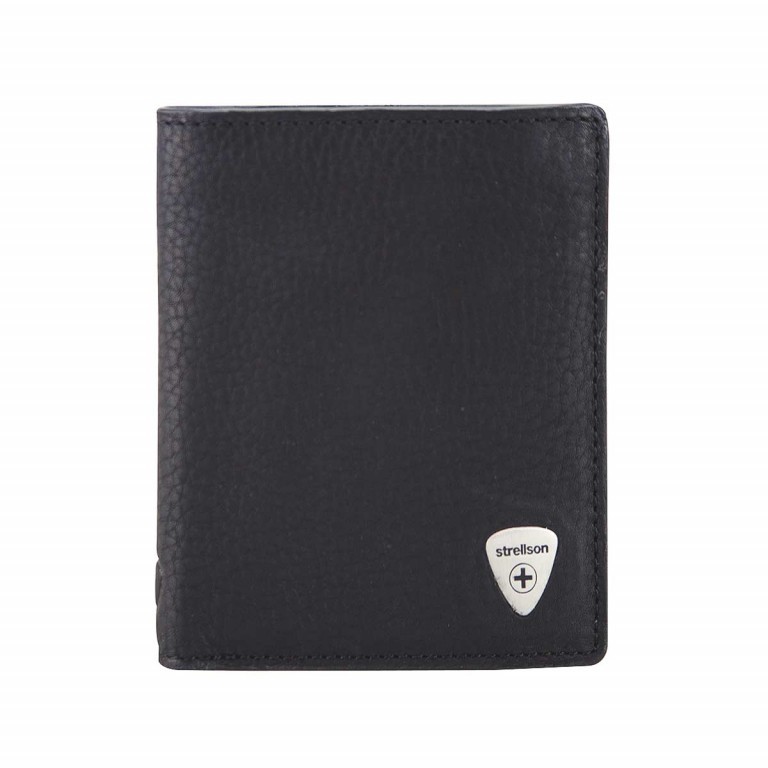 Geldbörse Harrison Billfold V8 Black, Farbe: schwarz, Marke: Strellson, EAN: 4053533015542, Abmessungen in cm: 9.5x12x2, Bild 1 von 2