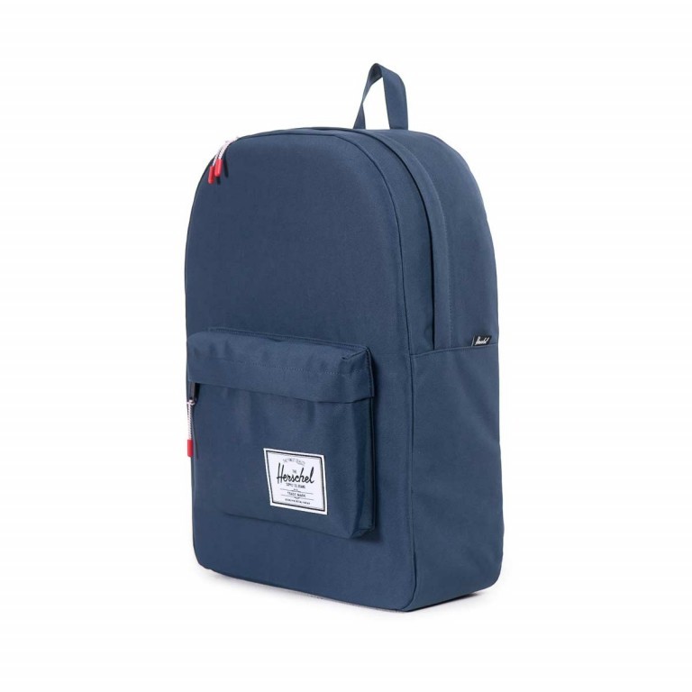 Rucksack Classic Volumen 21 Liter Navy, Farbe: blau/petrol, Marke: Herschel, EAN: 0828432005000, Abmessungen in cm: 28x45x12, Bild 3 von 4