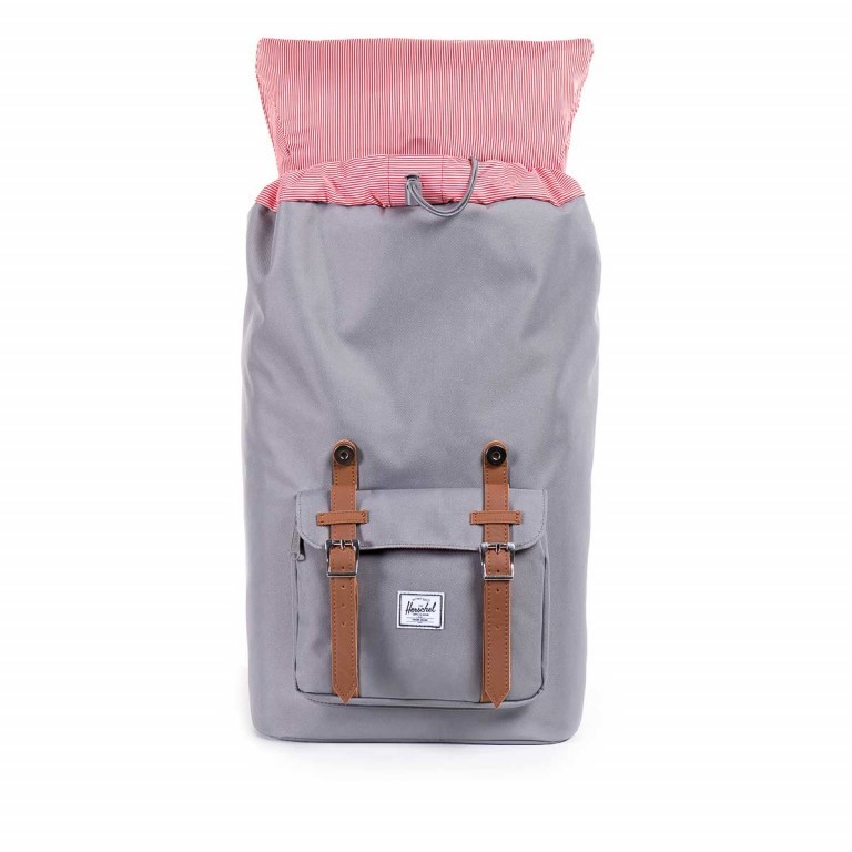 Rucksack Little America Volumen 23 Liter Grey Tan, Farbe: grau, Marke: Herschel, EAN: 0828432010448, Abmessungen in cm: 28x50x17, Bild 4 von 7