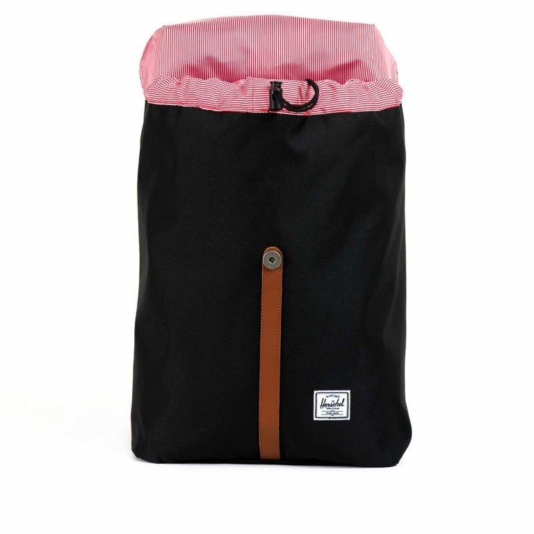 Rucksack Post Black, Farbe: schwarz, Marke: Herschel, EAN: 0828432006373, Abmessungen in cm: 28x36x12, Bild 4 von 4