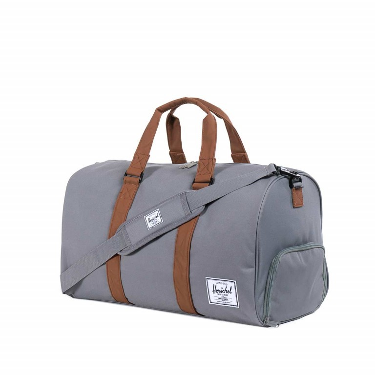 Reisetasche Novel Grey Tan, Farbe: grau, Marke: Herschel, EAN: 0828432006557, Abmessungen in cm: 52x29x25, Bild 2 von 4