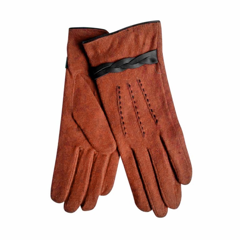 Handschuhe Twisted Detail Glove Wollhandschuh 70147 7 Rust, Farbe: orange, Marke: Unmade, Bild 1 von 1